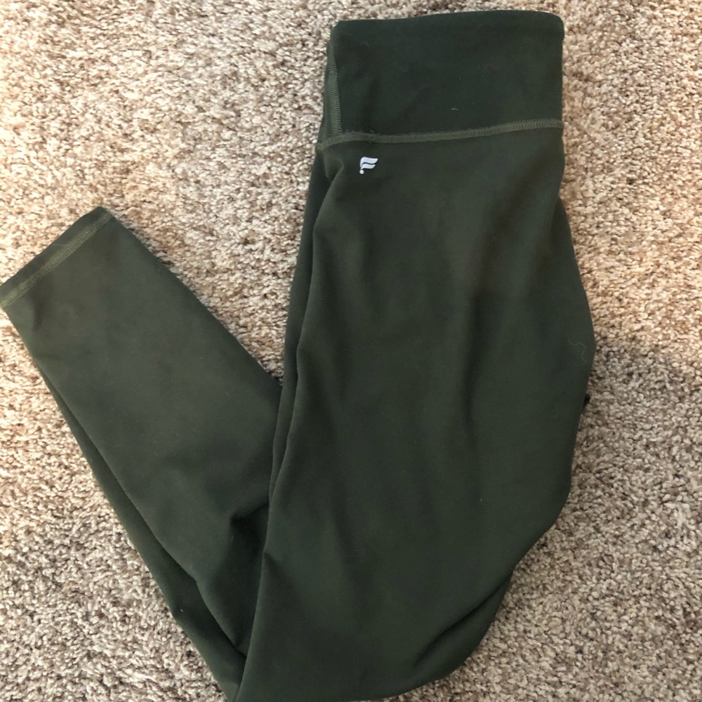 Fabletics forest green leggings!